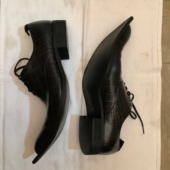 Comme Des Garçons Homme Plus SS15 Pointed Toe Leather Shoes Sz.27/9-US - Picture 11 of 13